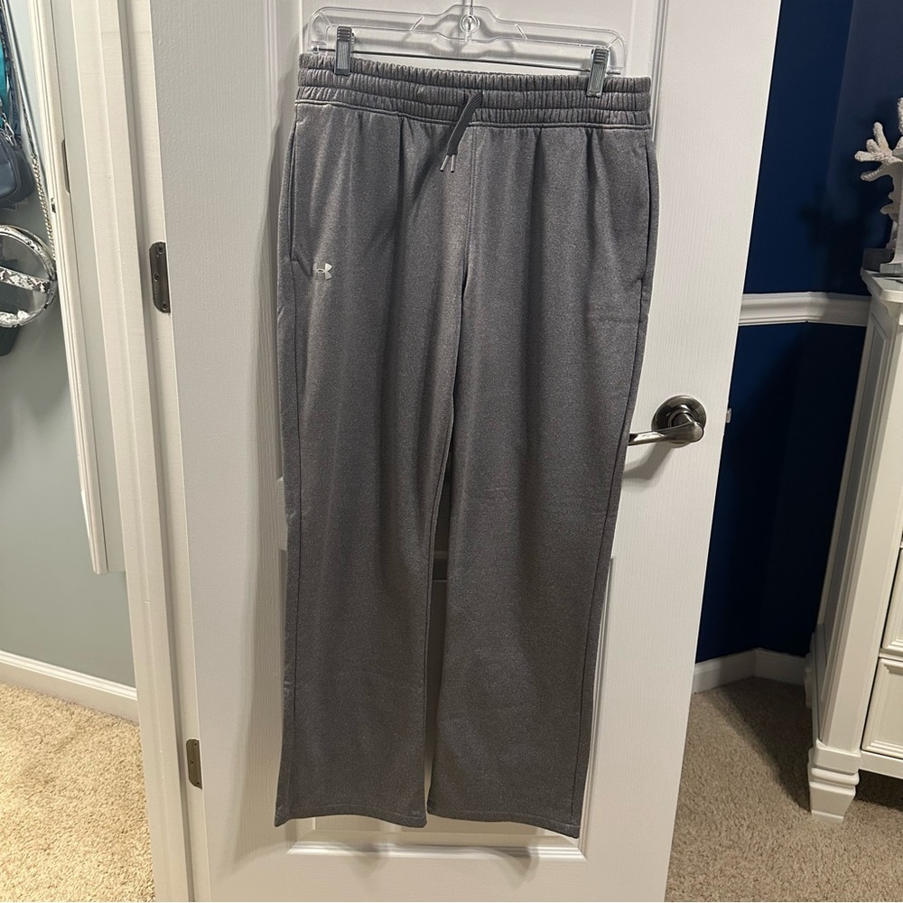 under armor grey sweatpants with pockets
